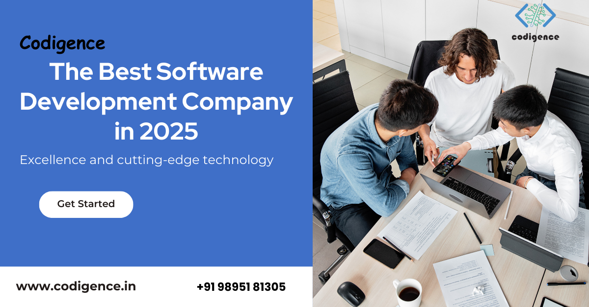 Codigence: The Best Software Development Company in 2025