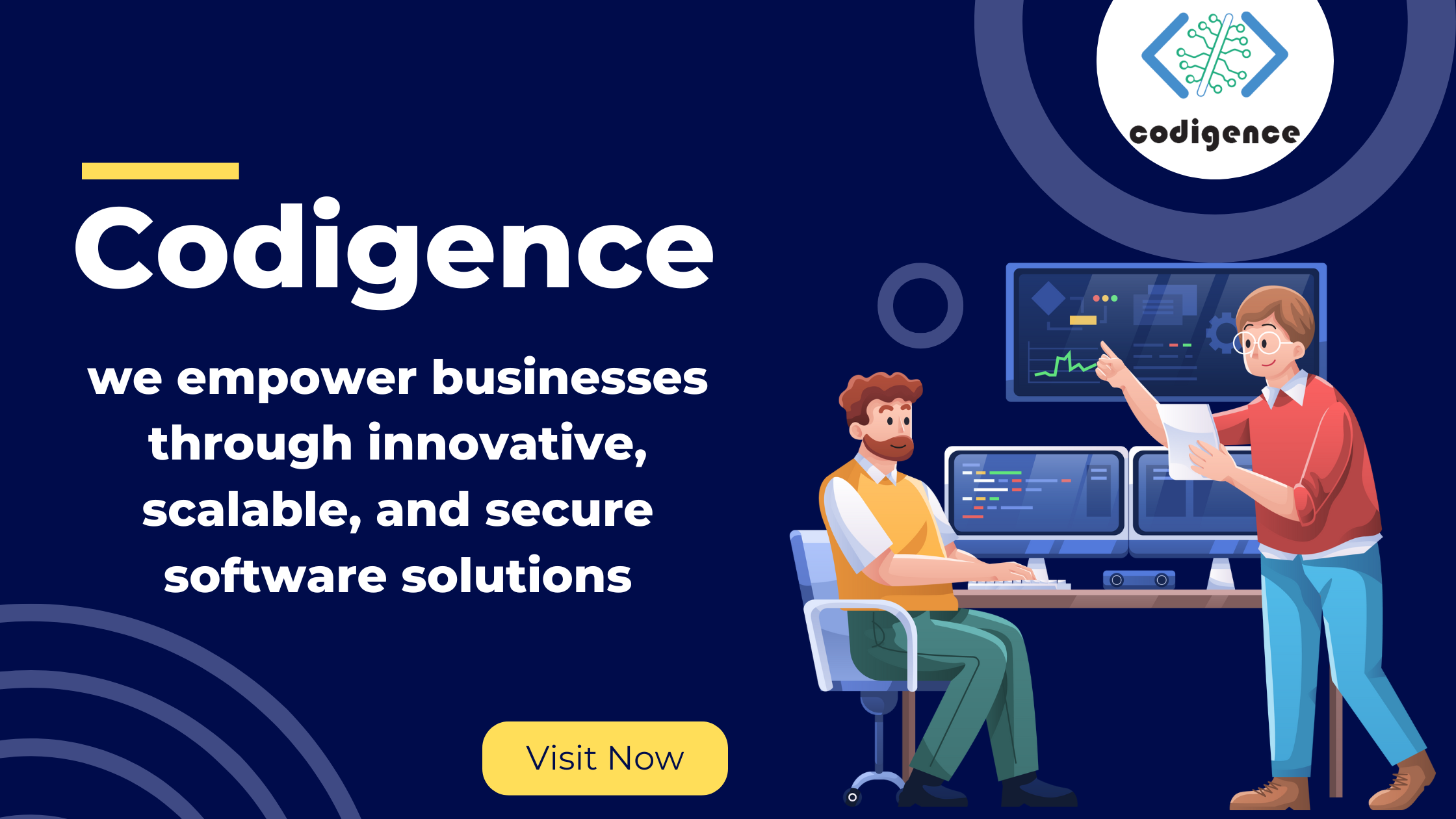 Empower Businesses Through Innovative Software Solutions with Codigence