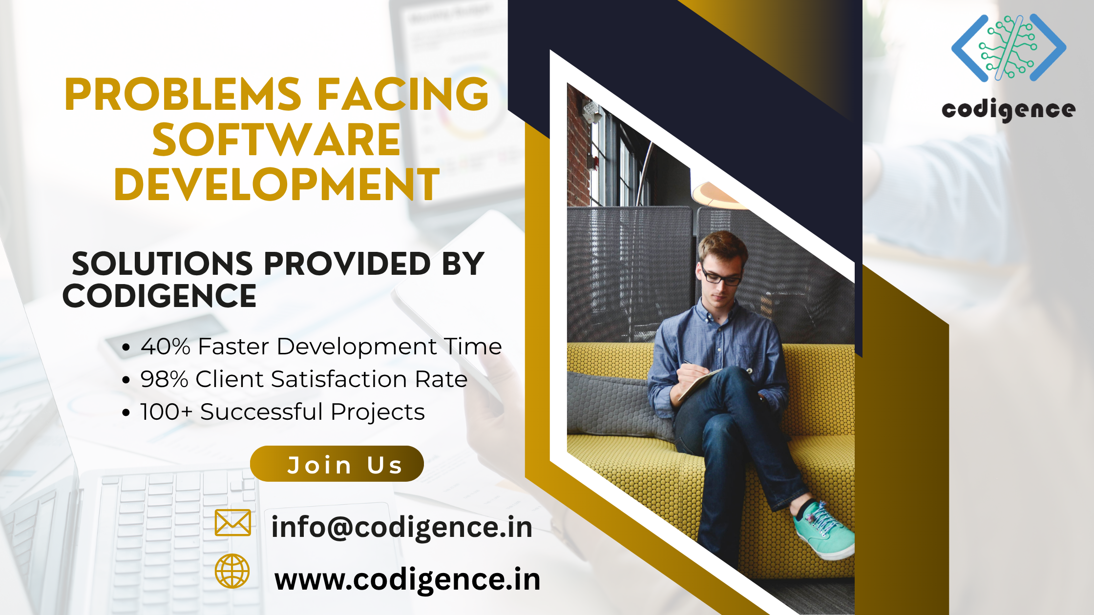 Problems Facing Software Development and Solutions Provided by Codigence